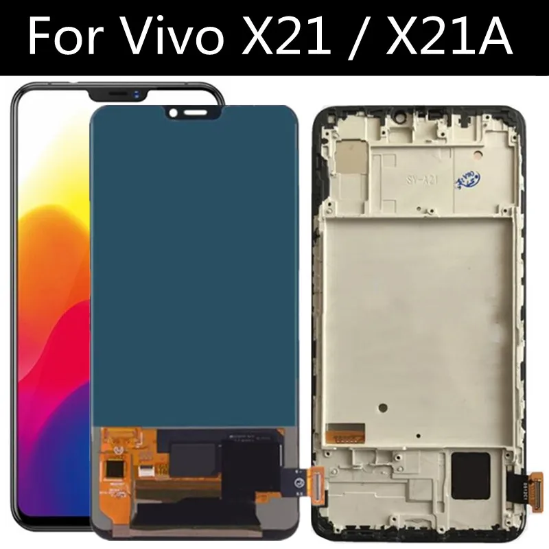 6,28 TFT ЖК-дисплей для vivo X21 X21A X21UD X21UDA ЖК-дисплей + сенсорный экран дигитайзер стекло объектив в сборе Замена