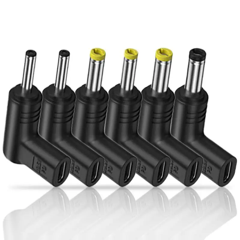 Зарядное устройство для ноутбука PD 100 Вт, адаптер питания Женский/мужской разъем постоянного тока Type-C, конвертер для HP/Lenovoo/DELL 19,5 в