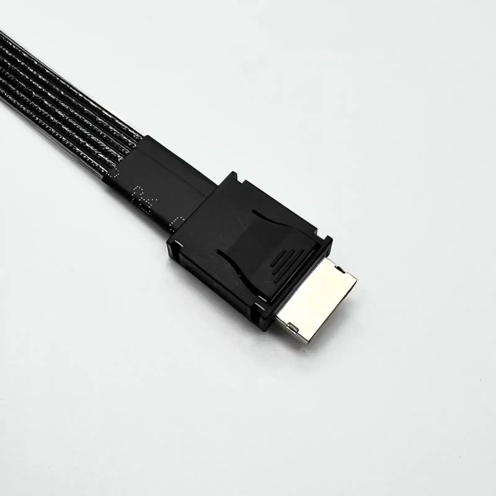 Фото Кабель-удлинитель SFF-8611 (штекер-штекер) FFC Oculink для PCI-E 4.0 X4 64 Гбит/с, внешний док-станция для видеокарты, PC OCuLink, 30 см, 50 см, 100 см №5