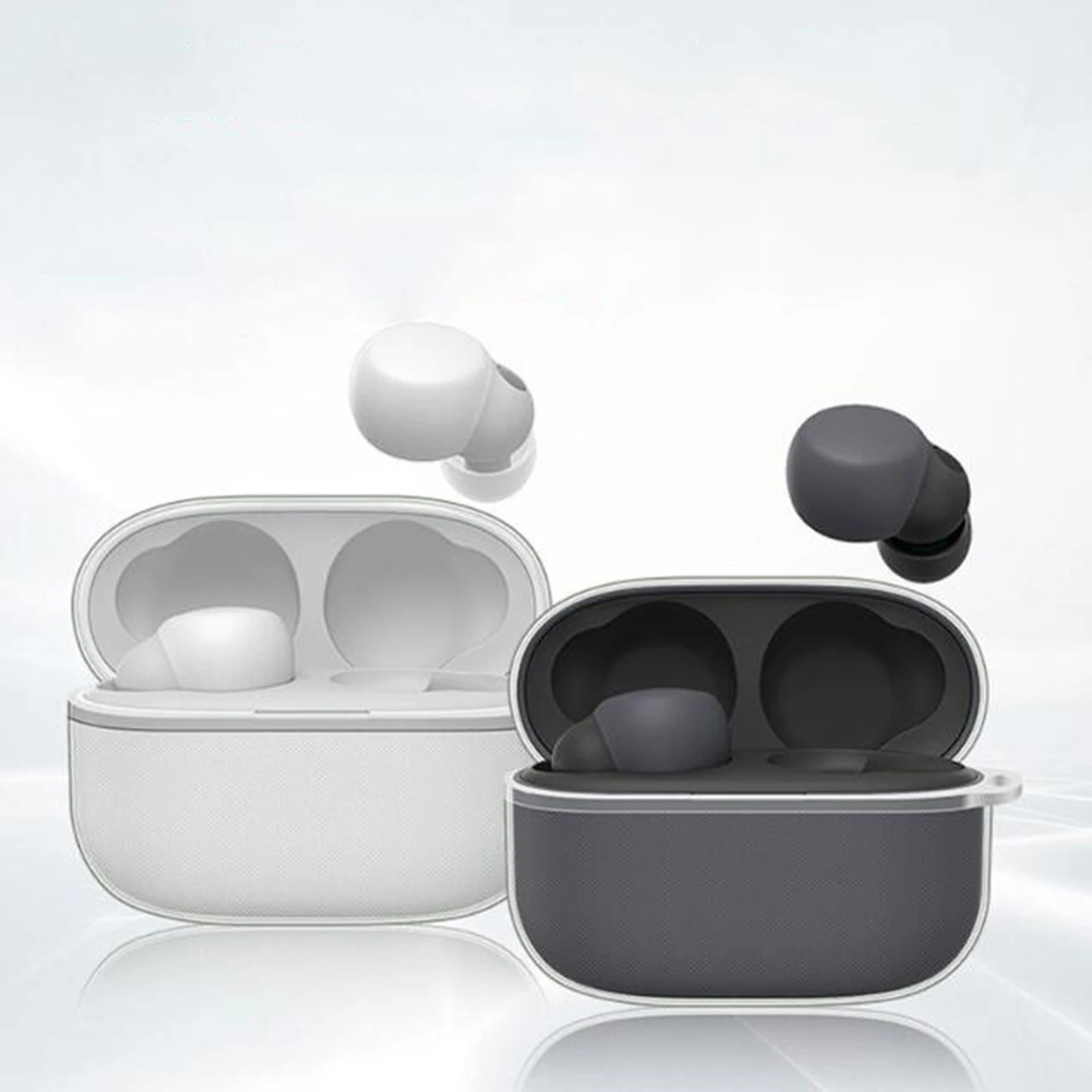 

Bluetooth-Compatible Earphone Protective Case Charging Compartment TPU Transparent Soft Shell for Sony linkbuds S WF-LS900N Part