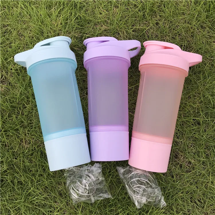 

Двухслойный шейкер для белкового порошка, 500 мл, чашка для молочного коктейля, Спортивная бутылка, портативная чашка, пластиковая чашка для ...