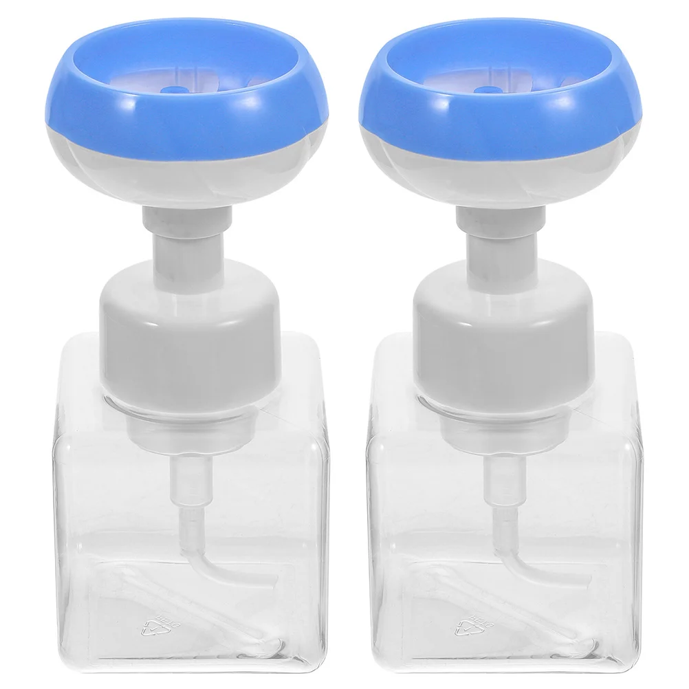 

Foaming Soap Dispenser 2Pcs 250Ml Cute Cat Paw Flower Shape Foam Soap Pump Bottles Empty Plastic Facial Cleanser Shampoo