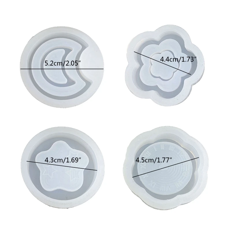 652F шейкер в виде Луны с зыбучим песком брелок подвеска ручной работы украшения