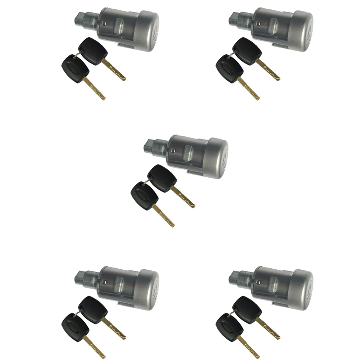 

5X Ignition Barrel Switch with 10 Keys 1926227 for Ford Transit MK8 2014-2019 Custom Tourneo Custom 2012-2019