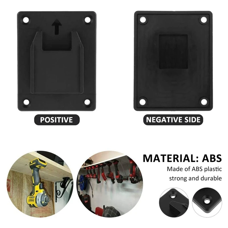 Акция! 10 шт./упаковка держатель аккумулятора подставка для Dewalt 20 в M18 18