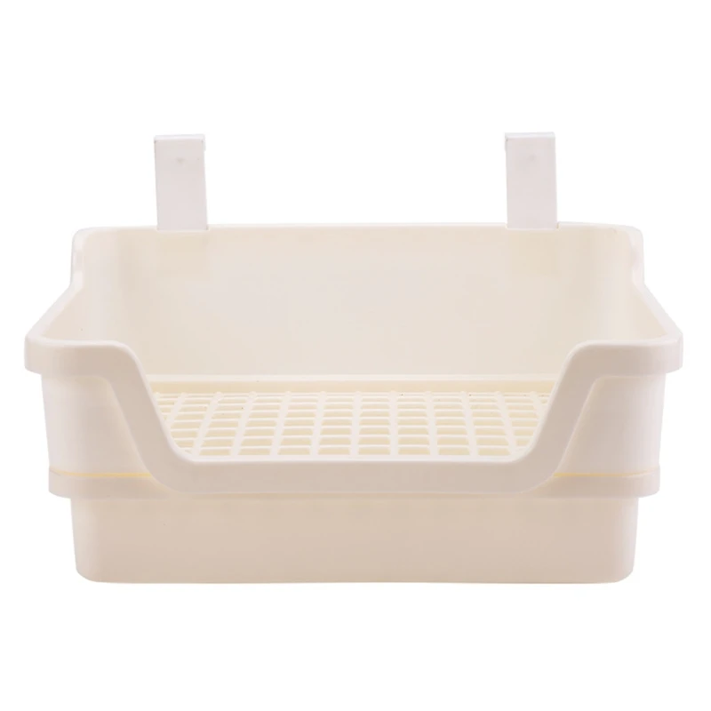 

Bigger Pet Pan Trainer for Bunny Adult Guinea Pigs Chinchilla Ferret Galesaur Corner Bedding Box Toilet Trainer