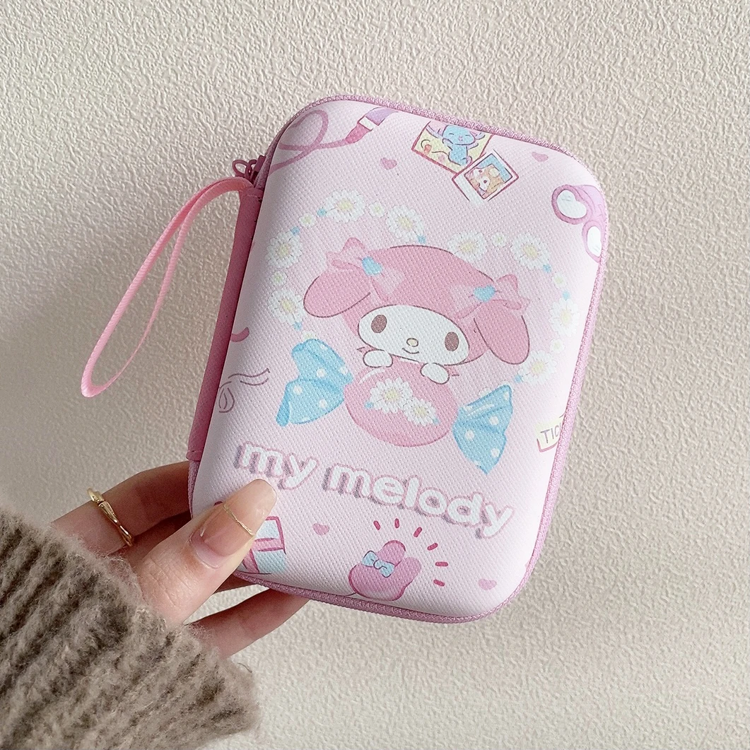 

Storage Bag Case For Earphone EVA Headphone Case Container Cable Earbuds Storage Box Pouch Bag Holder Cartoon Melody Cinnamoroll