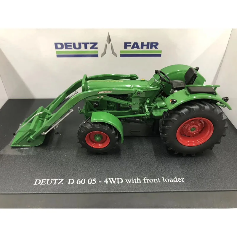 

UH Diecast 1:32 Scale DEUTZ D6005 - 4WD Tractor Forklift Alloy Agricultural Vehicle Model Collection Souvenir Display 5307