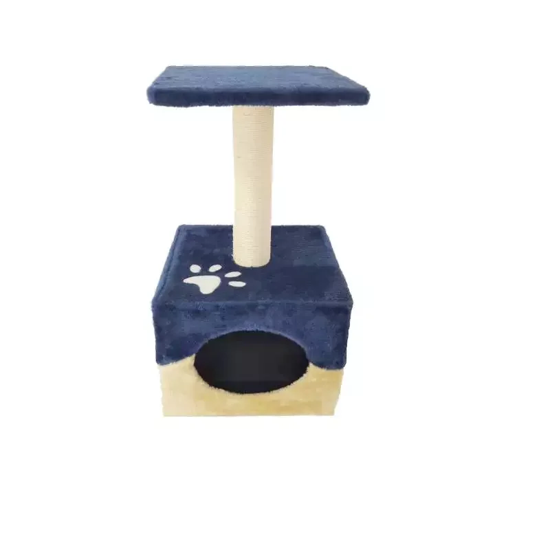 

NEW IN Cute tree scratcher tree climbing cats tree cats height 60 cm Navy blue