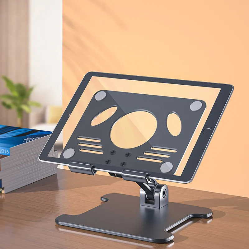 

Aluminum Alloy Laptop Stand for Notebook MacBook Computer Folding Portable Desk Stand Non-slip Adjustable Phone Tablet Holder