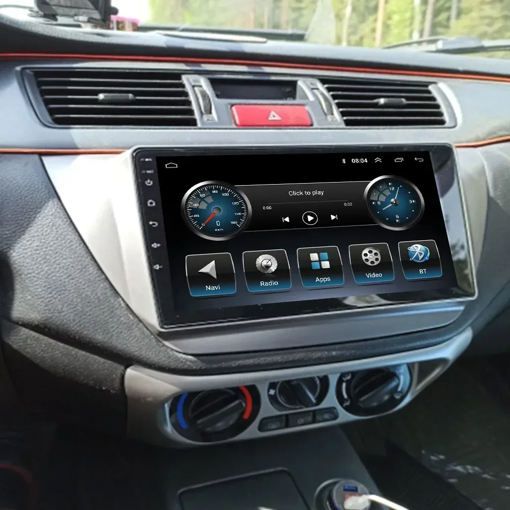 Android авто радио для Mitsubishi Lancer IX 2006-2010 автомобильный радиоприемник мультимедийный