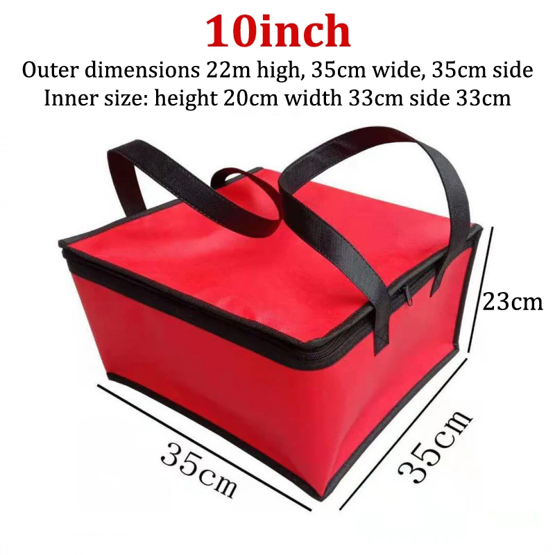 Picnic Chilled Bags Tin Foil Food Bags Insulated Thermal Cooler Bag Cool Lunch Foods Drink Boxes Big Square Zip Drink Storage images - 6