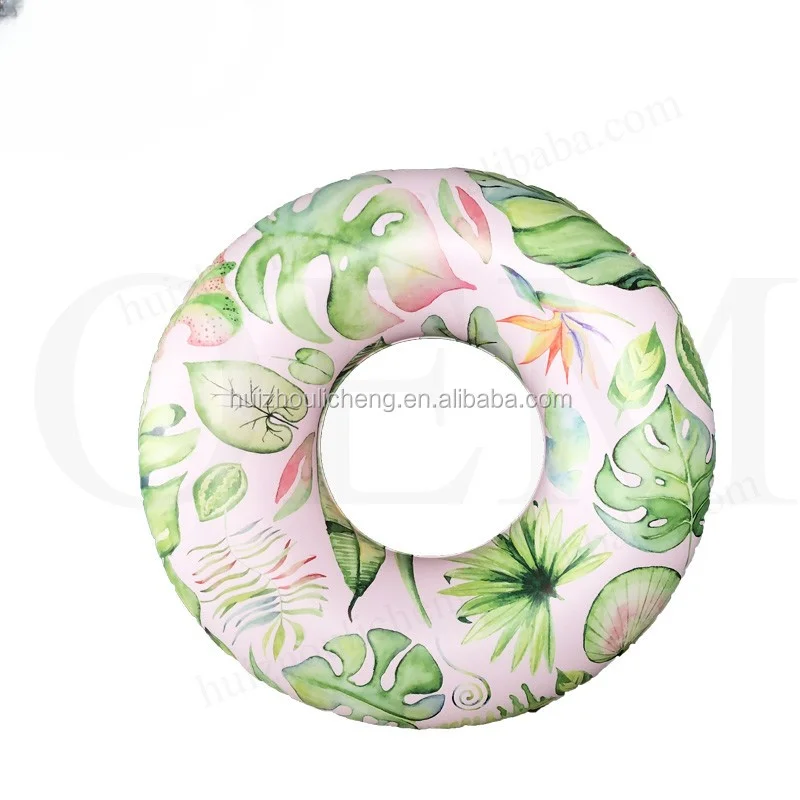 

OEM Custom Gigantic Donut Pool Float Funny Inflatable Swim Training Aid Safety Inflatable Tube