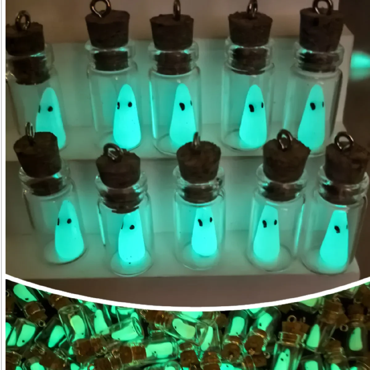 10 шт./упаковка подвеска в виде злого призрака