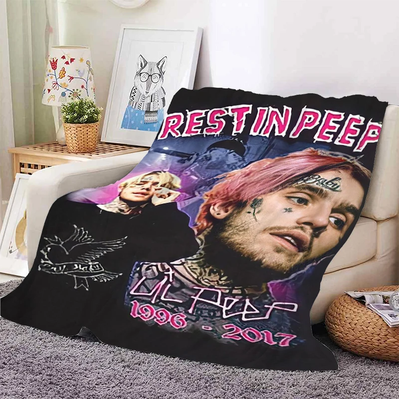 вало Ковдра Диван Зима B-Lil B-Peep Pościel z mikrofibry King Size Puszyste miękkie koce Ciepły polar Kemping Niestandardowe