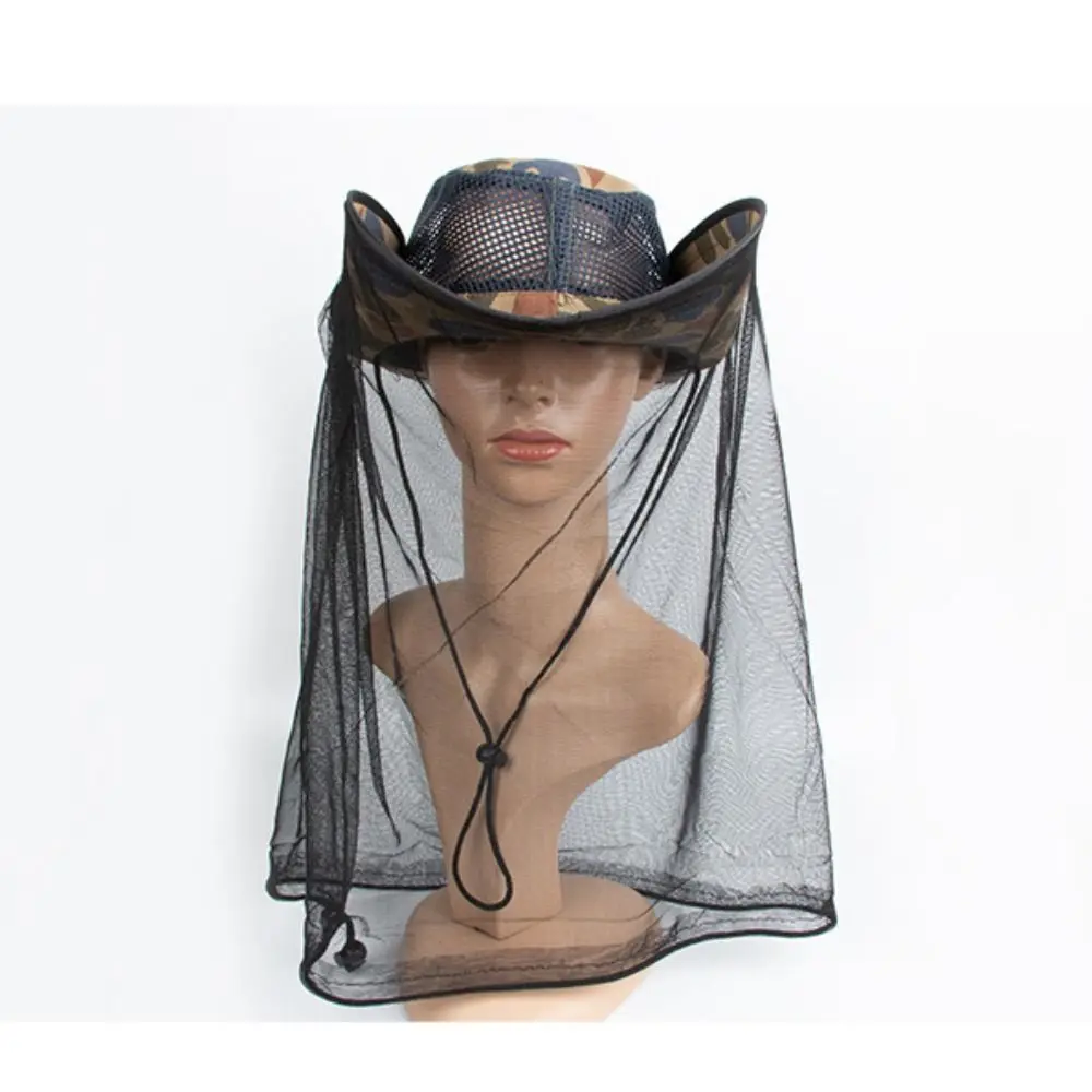 Защитная шапка для защиты головы и лица рыболовная сетчатая шляпа от насекомых
