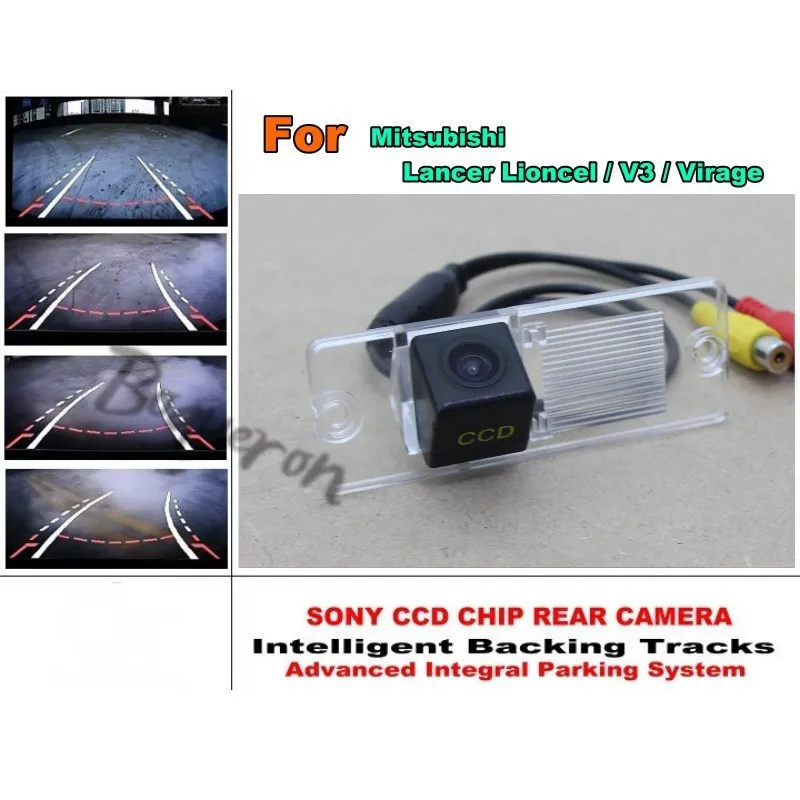 

Smart Tracks Chip Camera / For Mitsubishi Lancer Lioncel / V3 / Virage HD CCD Intelligent Dynamic Parking Car Rear View Camera