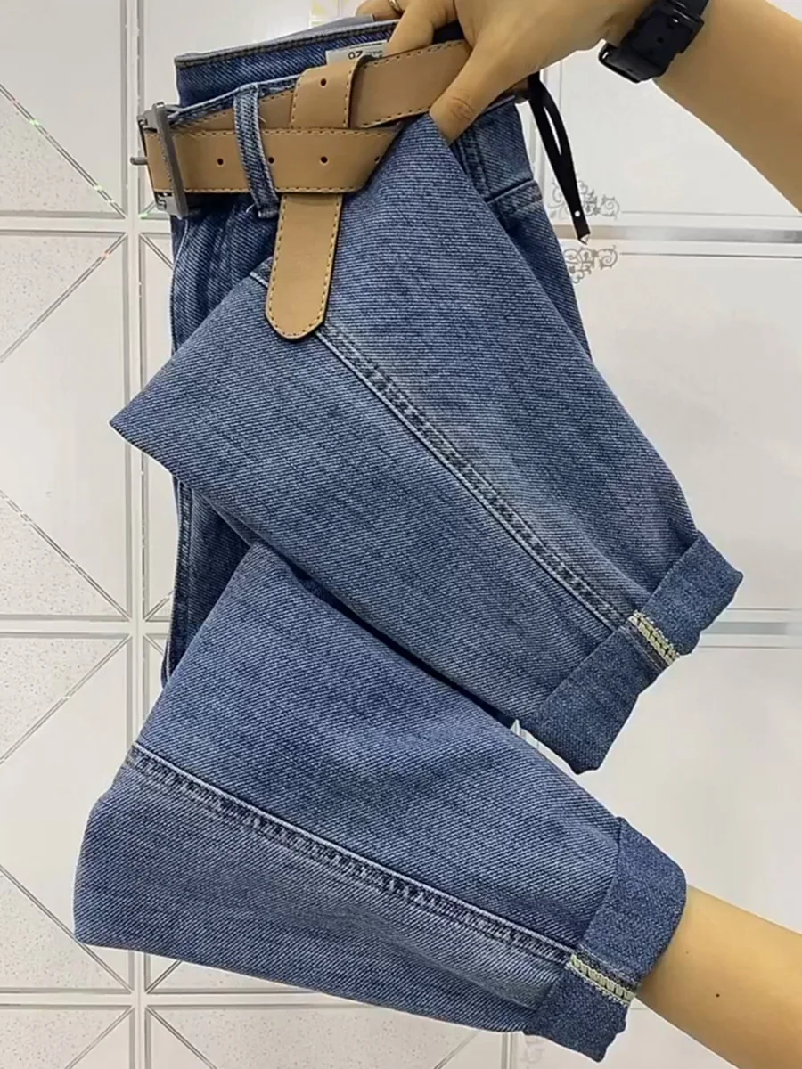 Женские джинсы Y2k модель 2024 года новые женские с завышенной талией обтягивающие