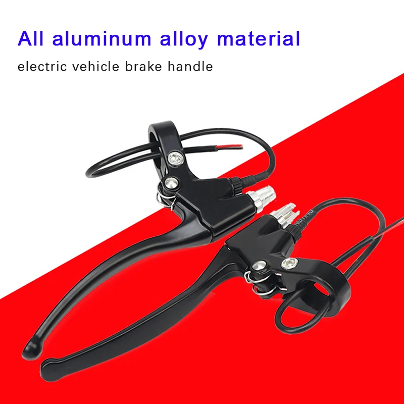 

​​1pair E-bike Brake Lever Cut-off Power Switch Universal Electric Vehicle Bicycle E-scooter Replace Spare Set Kit Lock Function