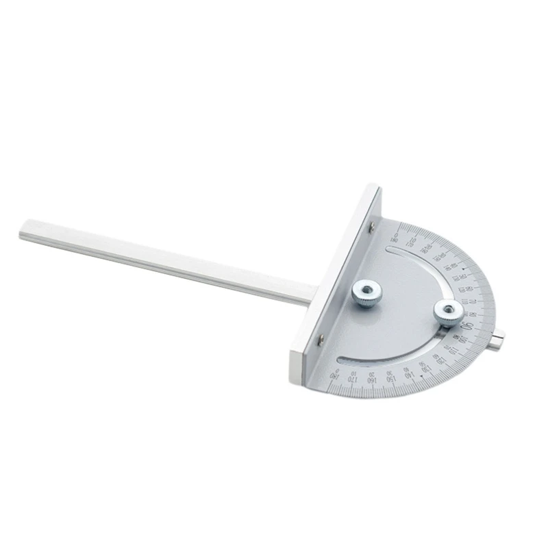 

Round Head Protractor 0-180 Degree Angle Ruler Angle Finder Angle Measurement Tool T-type Easy Cutting Tool Angle Ruler