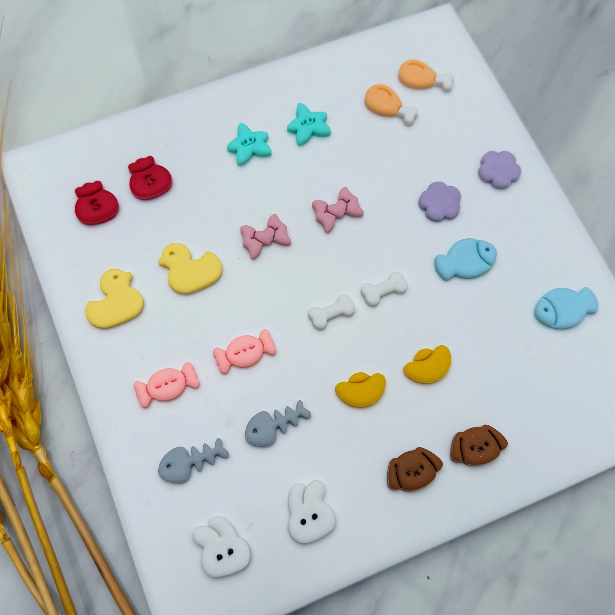 Маленький бант утка конфеты рыба морская звезда форма кролика фрезы из