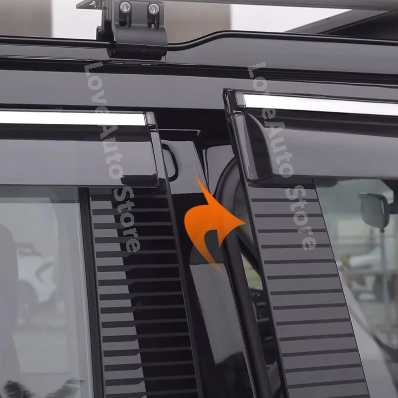 Для Chery JAECOO 6 J6 ICAR 03 козырек на окно автомобиля дверной от дождя солнцезащитный