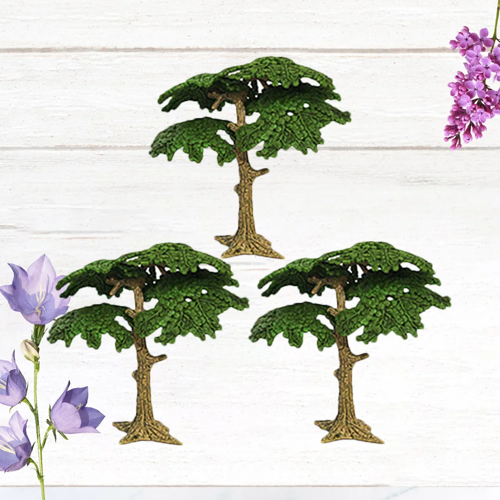 

Model Tree Trees Cypress Mini Scenery Landscape Miniature Pine Decor Fake Toytrain Architecture Simulated Green Office Prop Home