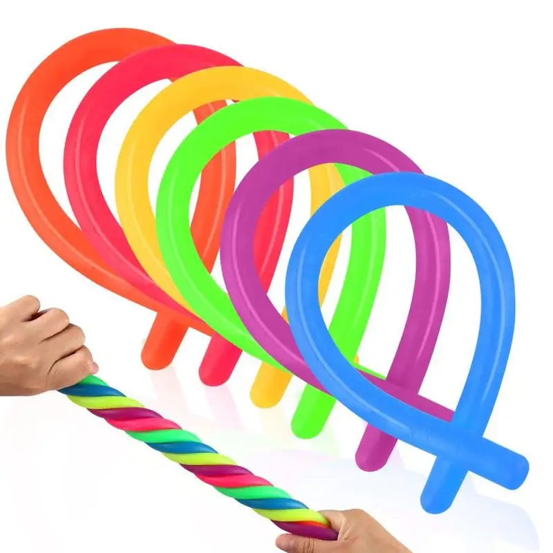 

Children Adult Decompression Toy Luminous Noodle Stretch String TPR Rope Anti Stress Toys String Fidget Autism Vent Toys