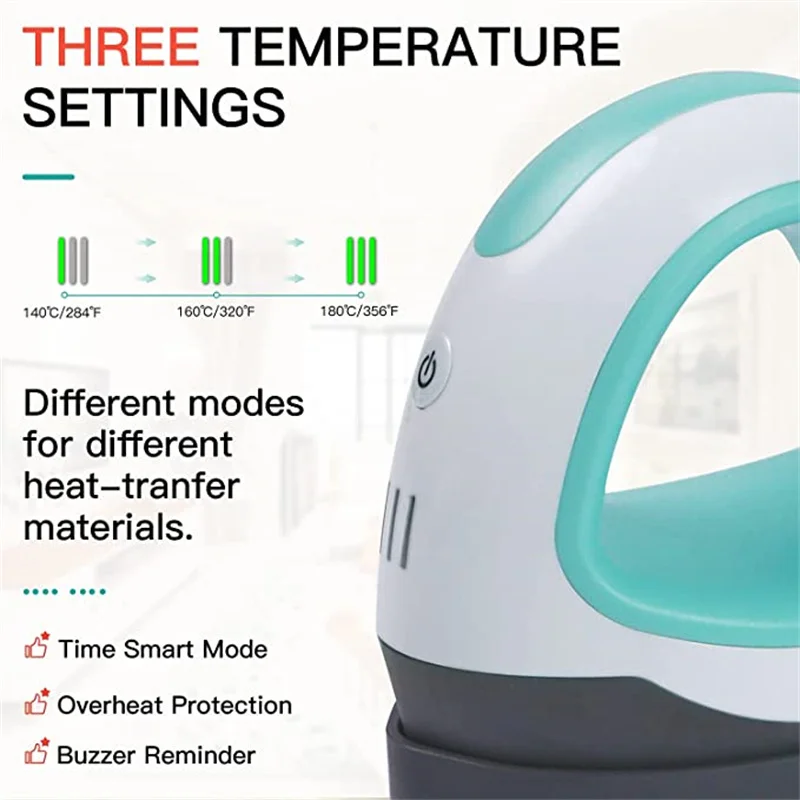 HTVRONT портативный мини-термопресс для самостоятельной сборки легкое нагревание