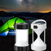 outdoor camping equipment lantern solar emergency lights multifunctional tent light portable lamps rechargeable light flashlight