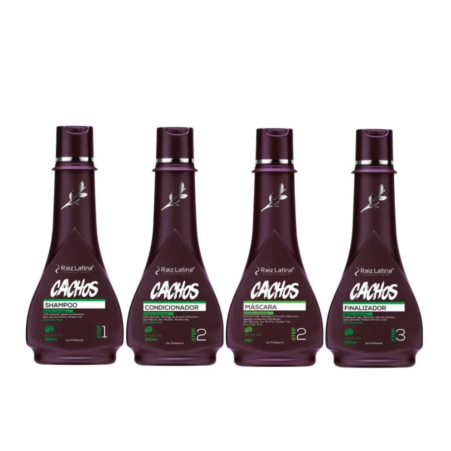 

Sh + Cond + Mask + Finisher 4x250ml Latin Root Buns Kit
