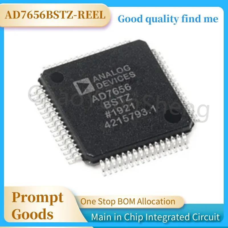 

100% original AD7656BSTZ-REEL package LQFP-64 analog-to-digital converter 6-channel 16-bit ADC chip