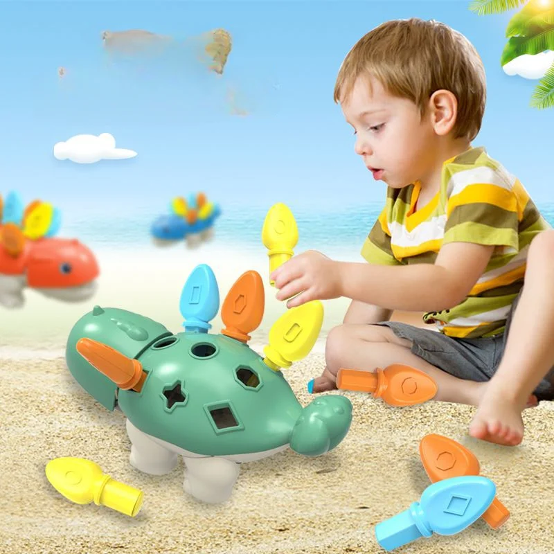 

Динозавр Монтессори игрушки Детские сенсорные обучающие игры игрушка для развития мелкой моторики развивающая игрушка для малышей детский подарок