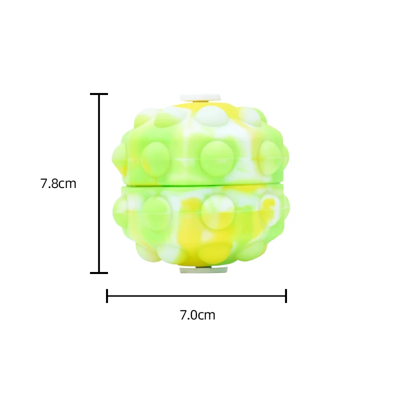 3D Stereoscopic Glowing Color Rotating Bubble Ball For Relief Stress Toy Gift For Children And Adults enlarge