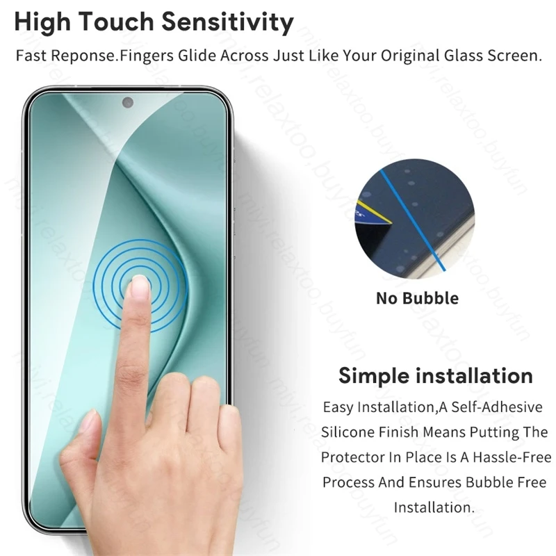 Чехол для телефона Huawei Pura70 8 в 1 из закаленного стекла