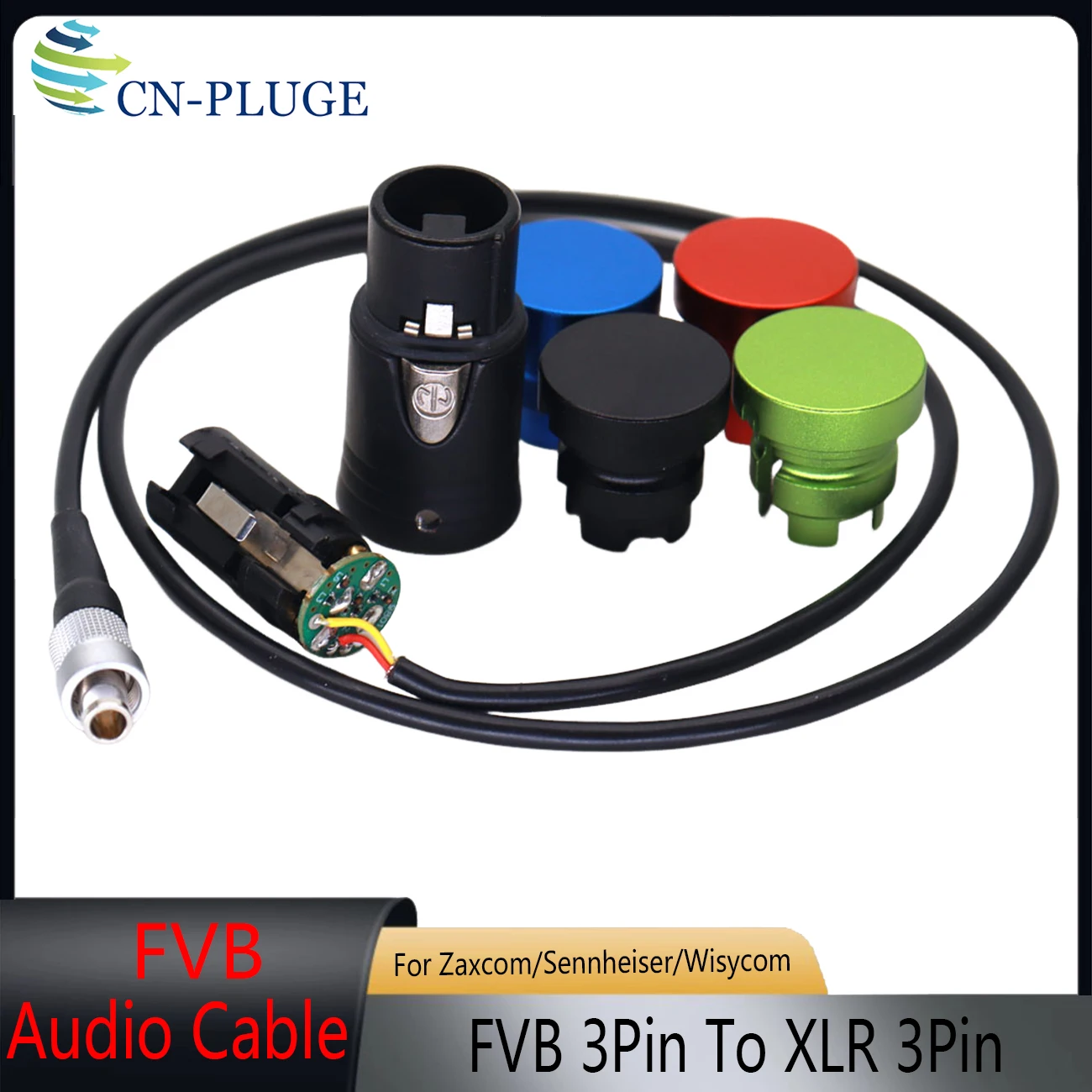 Фото Аудиокабель FVB 00 3Pin Male - XLR 3Pin Female для беспроводных передатчиков Sennheiser / Wisycom MTP40 / Zaxcom ZFR и микрофонов №4
