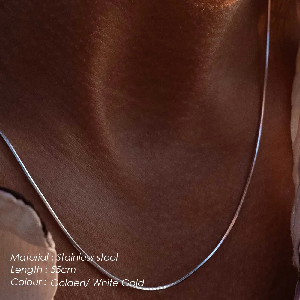 Мужские аксессуары Visunion 10 шт. серебряная восьмиугольная цепочка из нержавеющей