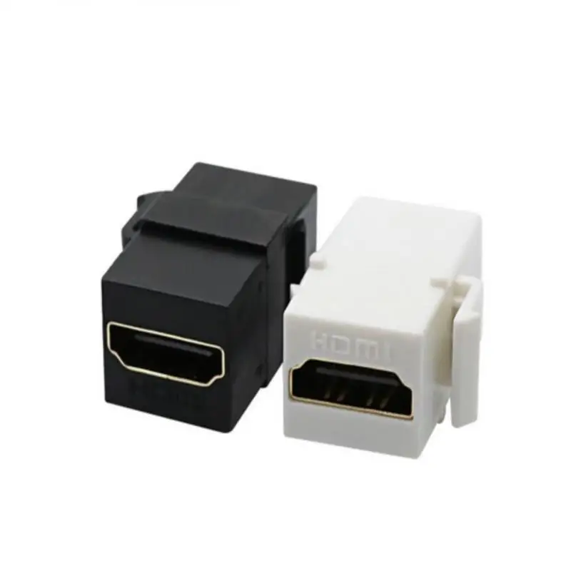 

HDMI-Premium 4K HD 3D Keystone Female To Female Insert Coupler Extender Adapter Laptop Connection TV Monitor