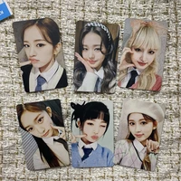 kpop ives album eleven series of the same smallcard postcard logocard collectioncard lomocard new korea group thank you card