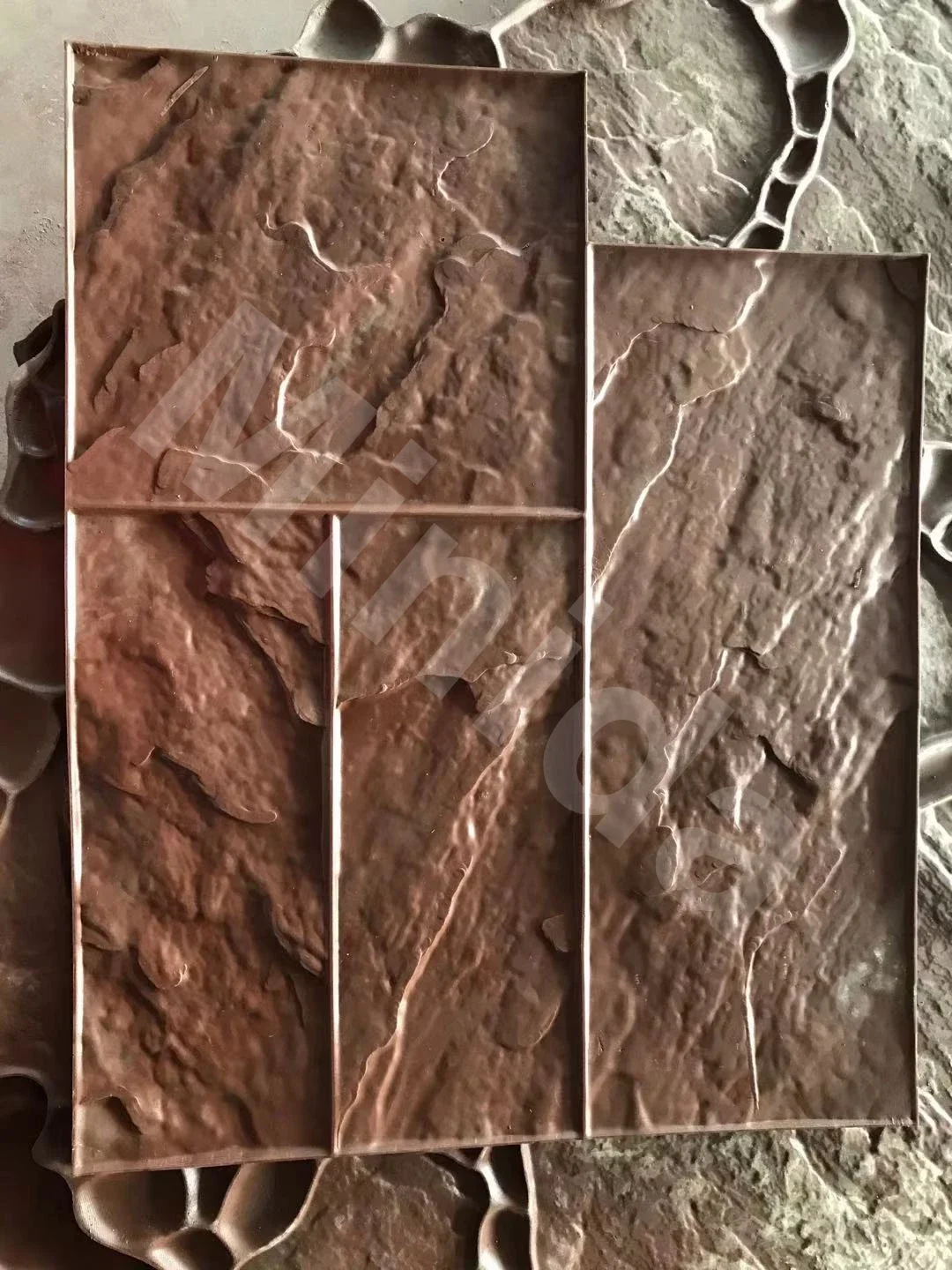 Декоративные штампованные веером штампы для Бетонного Пола с принтом текстуры