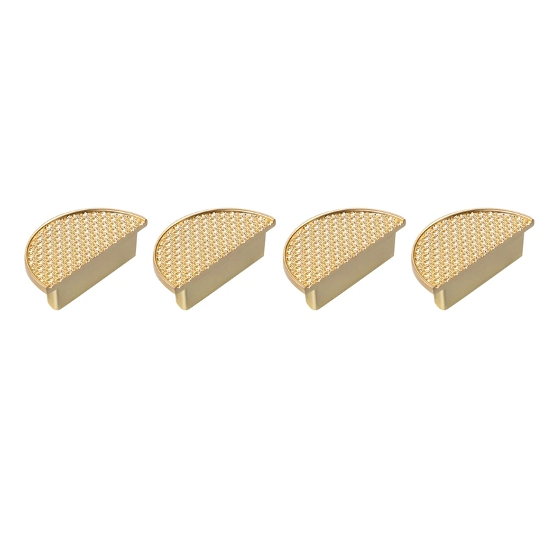 

4PCS Furniture Handle Half Moon Semicircle Ring Modern Wardrobe Dresser Cabinet Drawer Pull Handles