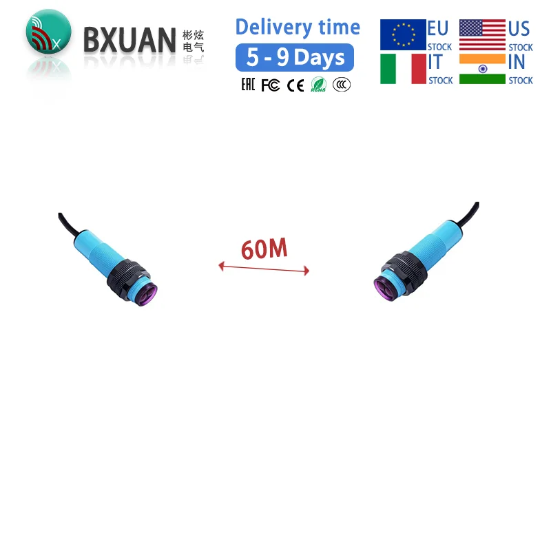 Датчик фотоэлектрического переключателя диффузного отражения E3F AC