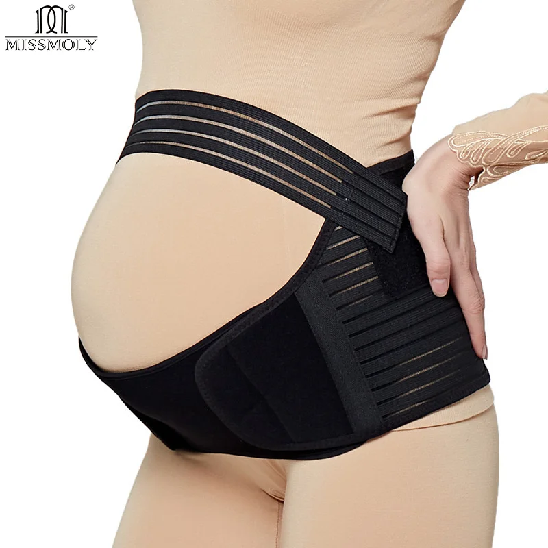 Abdominal Support Belt For Pregnant Women 3 In 1 Support Belly Band Back Support Brace Protector Maternity Clothes Waist Cincher