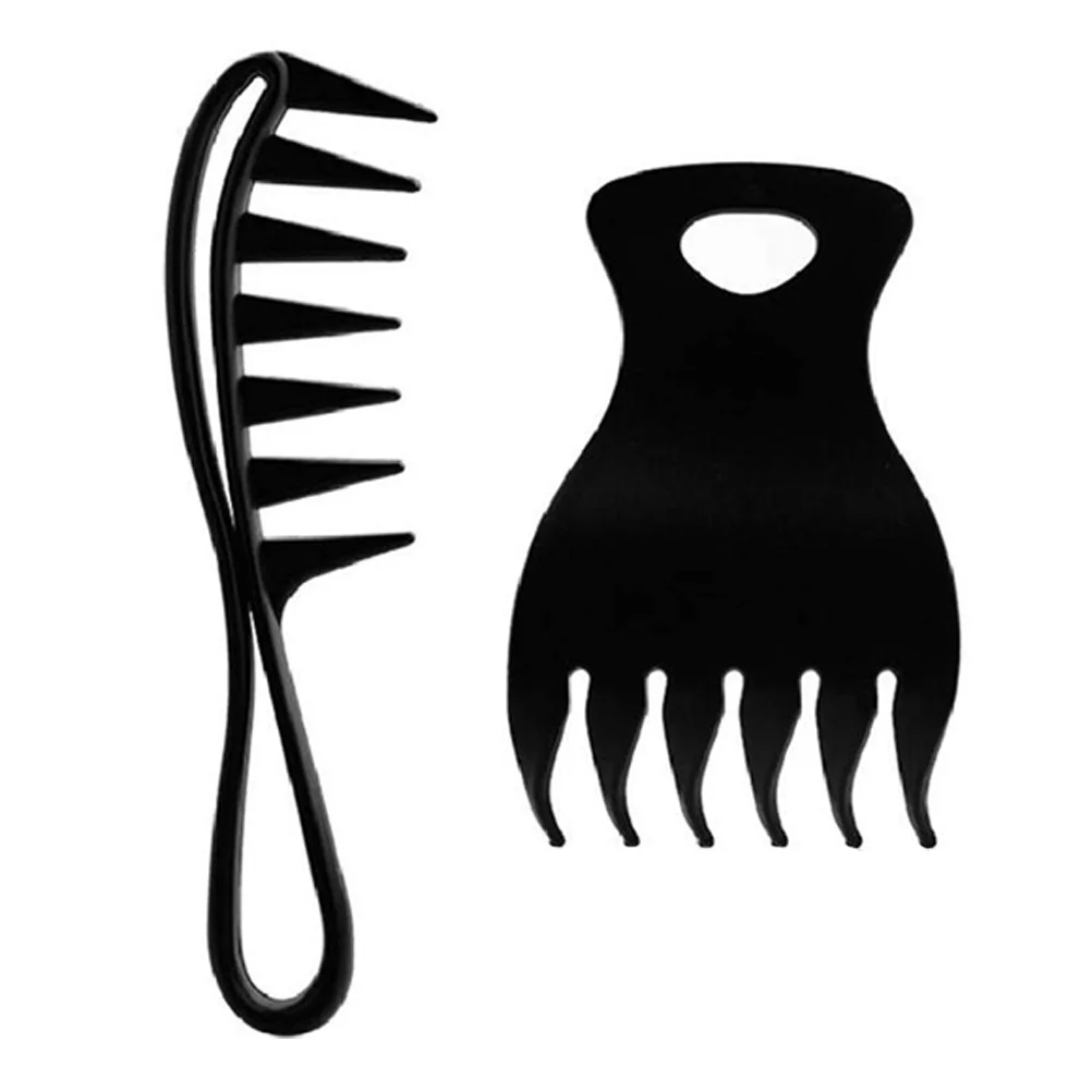 

Comb Hair Combs Wide Barber Home Salon Oil Brush Hairdressing Detangle Haircut Teeth Large Slick Styling Curly Men Detangling