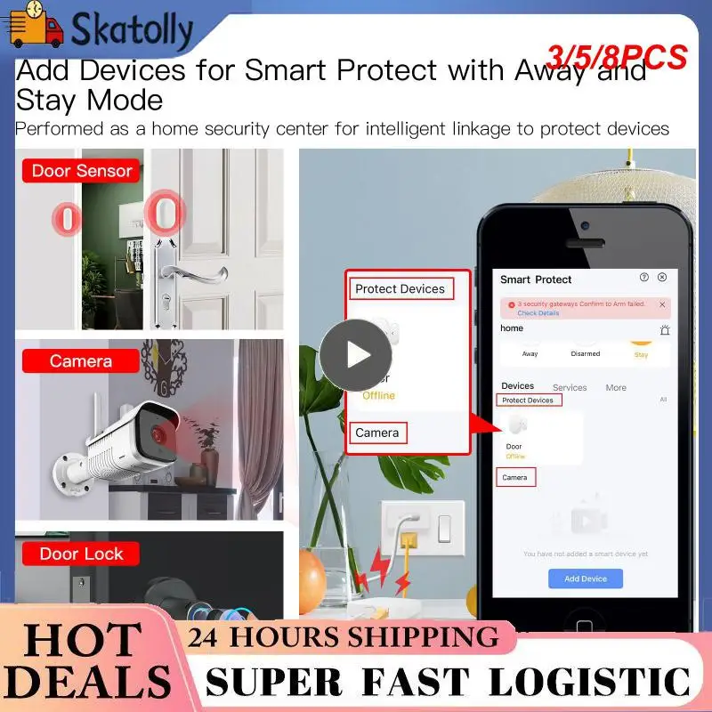 

3/5/8 шт., смарт-шлюз Zigbee с Wi-Fi