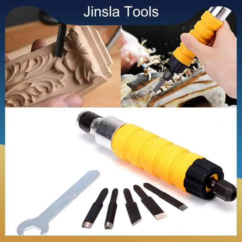 

DIY Wood Chisel Carving Knives Wrench Flexible Shaft Tools Woodworking For Electric Drill Carving Tool For Wood Furniture