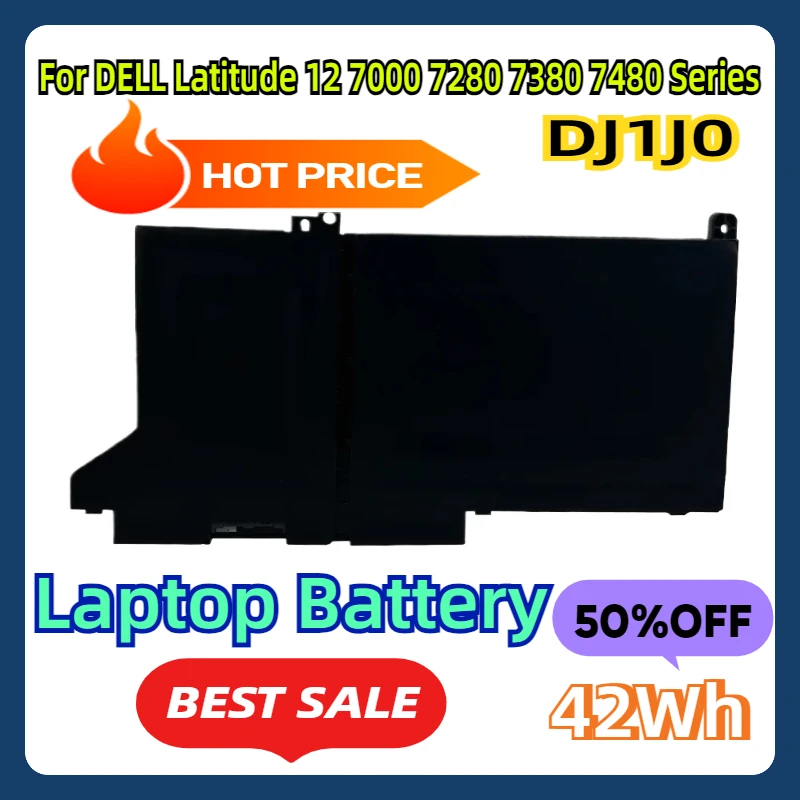Для DELL Latitude 12 7000 7280 7380 7480 серии ноутбук планшетный ПК 11 4 В 42 Втч DODOMORN DJ1J0 DJ1JO PGFX4