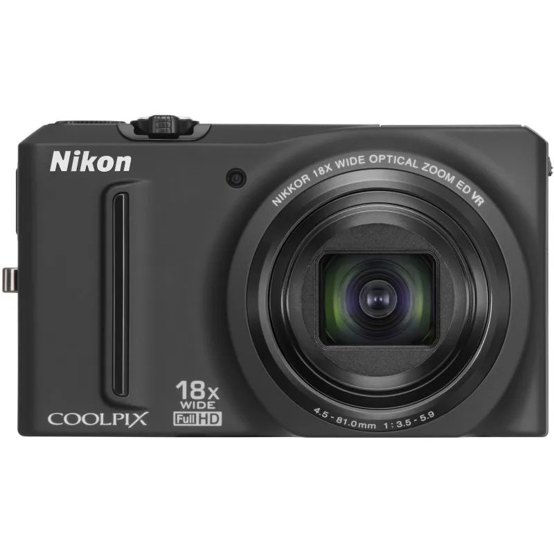 Nikon S9100 однодюймовая карта цифровая камера 18x оптическая зеркальная линза N