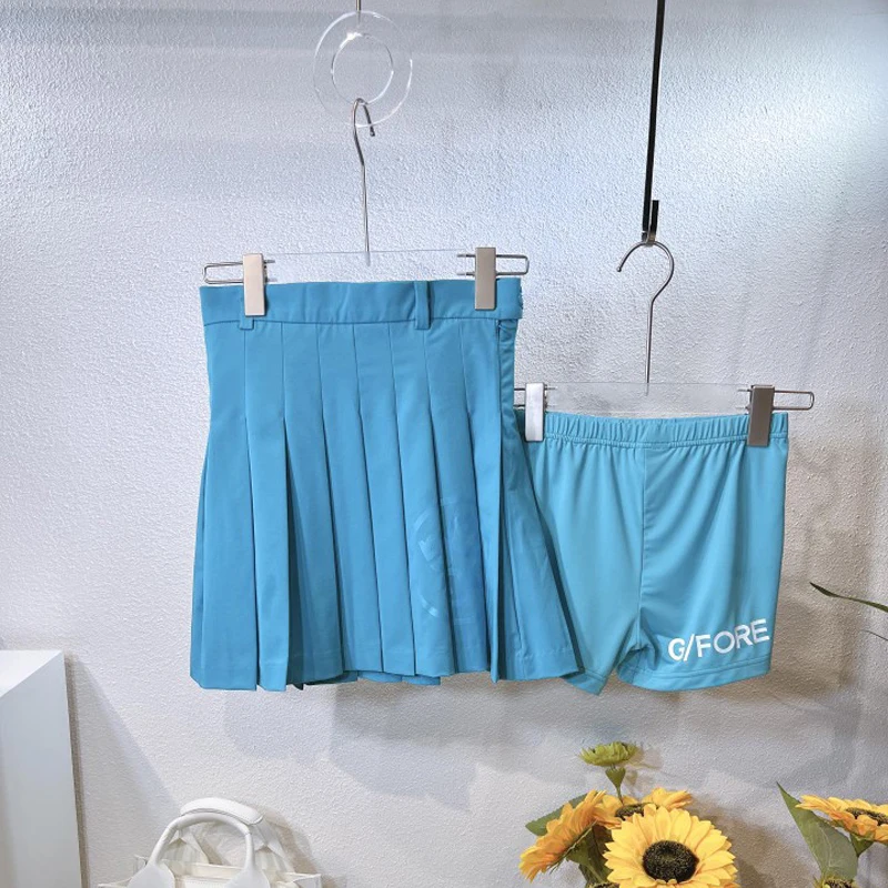 Новая Брендовая женская юбка для гольфа с высокой талией модная универсальная