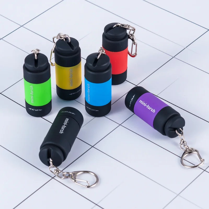 

Led Mini Torches Light USB Rechargeable Portable Flashlight Keychain Torch Lamp Waterproof Light Hiking Camping Flashlights